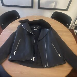 Michael Kors NWOT - Black Women's Genuine Leather Moto Jacket - L